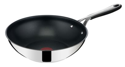 Tefal - Jamie Oliver Kitchen Essentials Stainless Steel Wok Frypan 28 cm