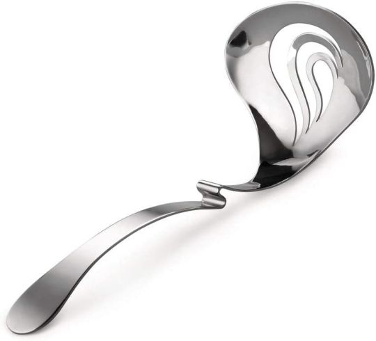 Alessi - Nunziatella Perforated ladle in 18/10 Stainless Steel
