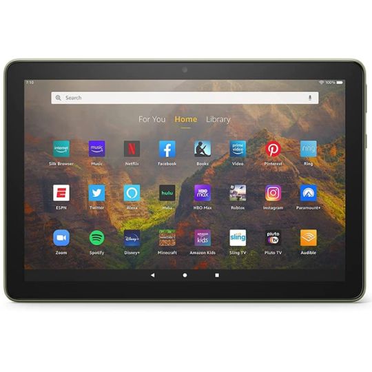 Amazon Kindle -  Fire 10 inch Full HD Tablet 32GB WiFi Only (2021 Model - With Ads) Olive