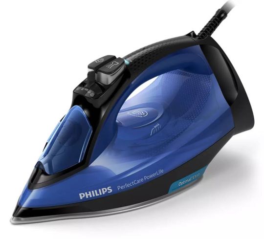 Philips - Perfect Care Steam Iron 2500w - Optimal Temp Tech  Solid Blue