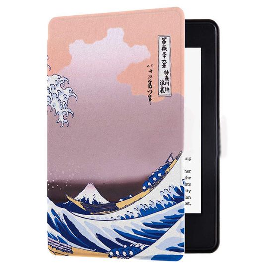 Generic Cover For Amazon Kindle Paperwhite Waterproof (10th Gen - 2018 Model) Great Wave