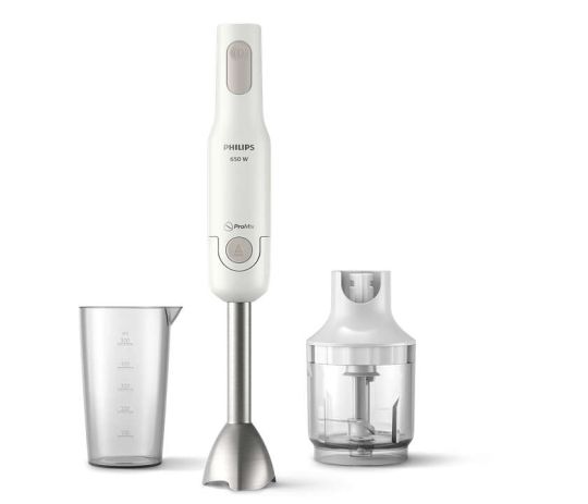 Philips - Daily Collection 650W ProMix Handblender - White