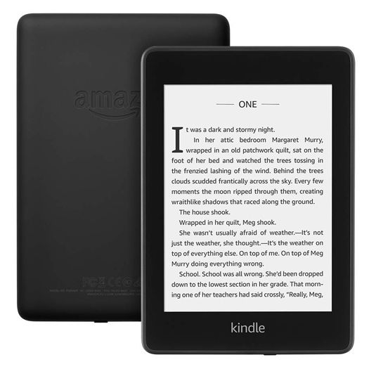 Amazon Kindle - Paperwhite Waterproof Wi-Fi With Special Offers 32GB Black (10th Gen 2018)