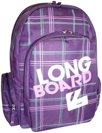 Longboard - 2 Division Sportec Check Backpack (Black)