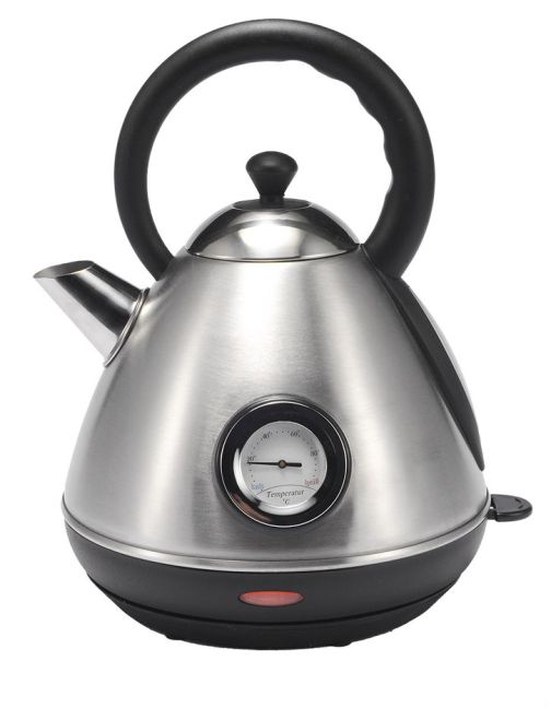 Milex - Boston Matt Silver Stainless Steel Cordless 360° Kettle 2200W 1.7L