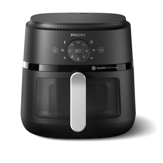 Philips - 2000 Series 6,2L Digital Window Airfryer Black