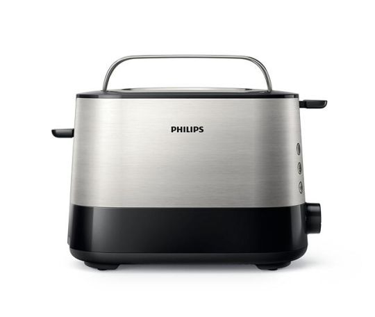 Philips - Daily Collection Toaster Stainless Steel