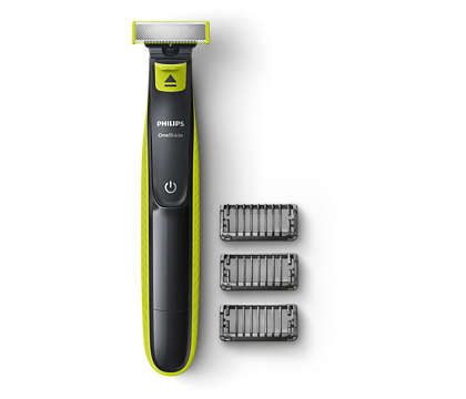 Philips -  Oneblade Wet & Dry Trim/Shave/Edge (Lime) (Blister Pack)