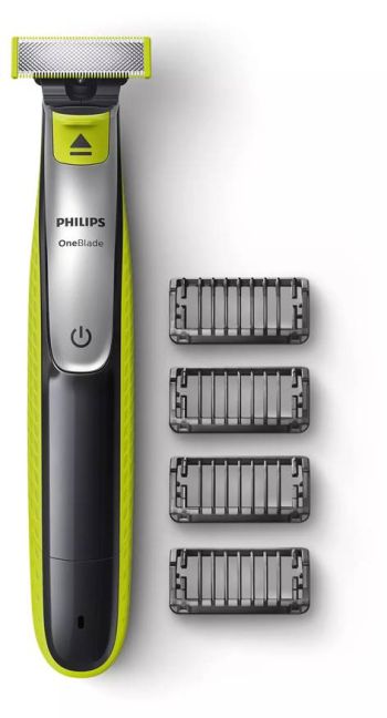 Philips - Oneblade Wet & Dry Trim/Shave/Edge 4 accessories  (Blister Pack)