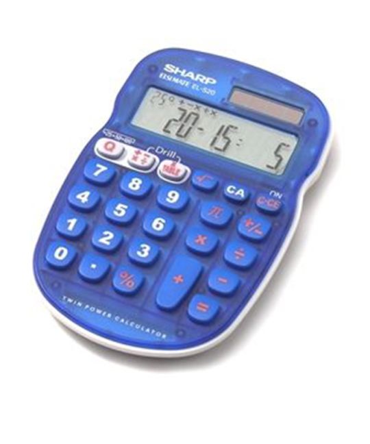 Sharp - EL-S25 Calculator Blue