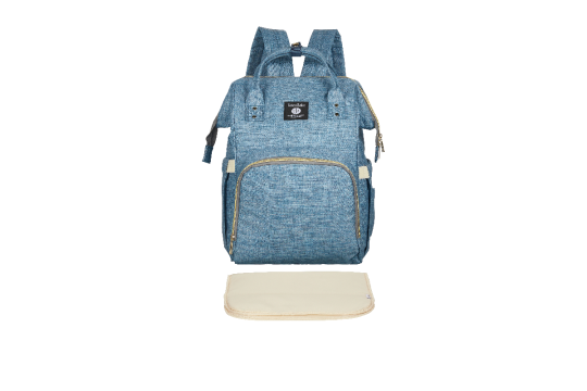 Totes Babe -  Alma 18L Diaper Backpack - Blue