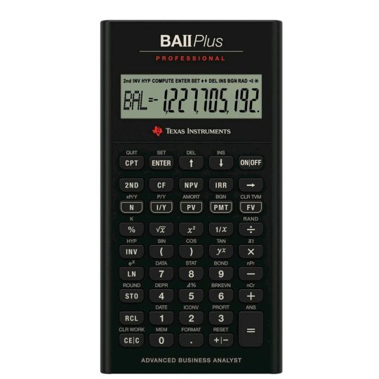 Texas Instruments - BA ii Plus Professional
