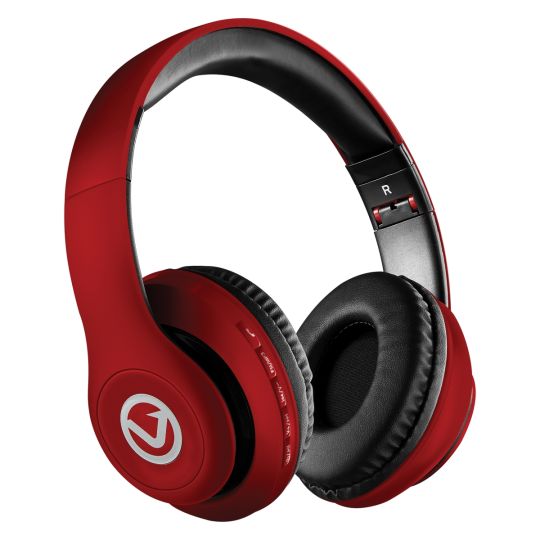 Volkano -  Impulse Series Bluetooth Headphones - Red