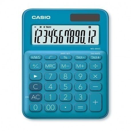 Casio - MS-20UC Desktop Calculator 12 Digit (Black)